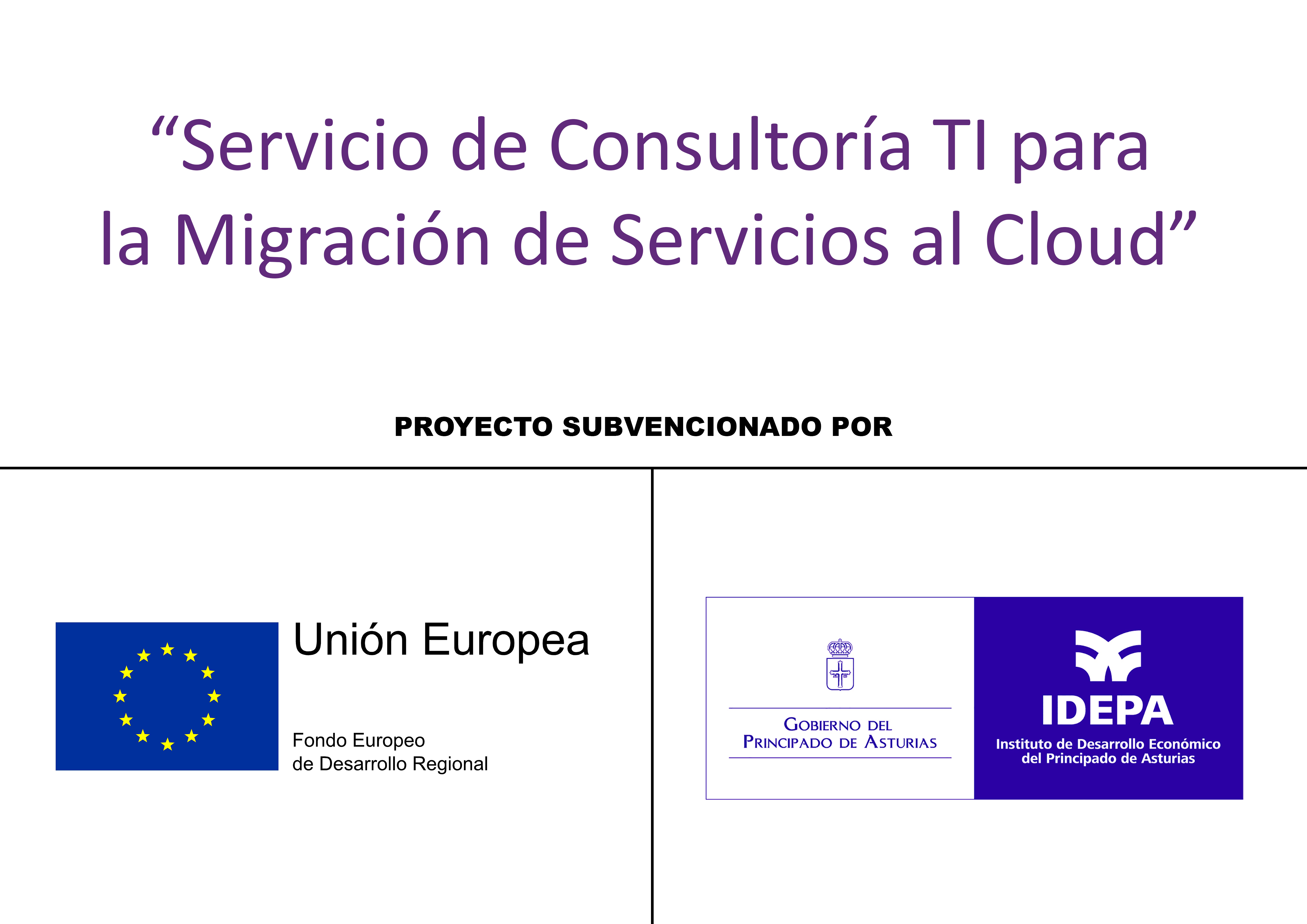 Servicio de consultoría TI para la migracion de servicios al cloud